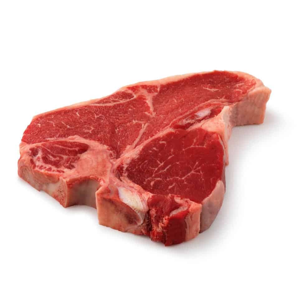 T-bone steak meat