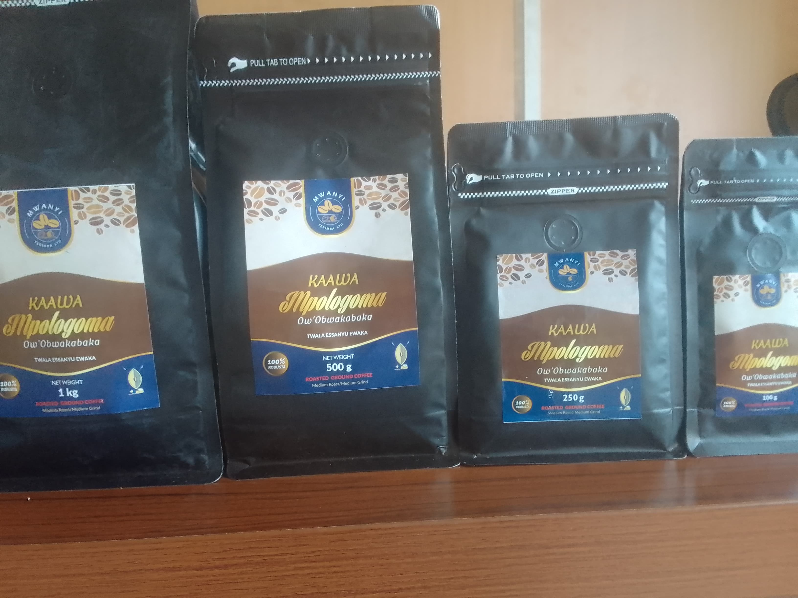 Roasted ground coffee