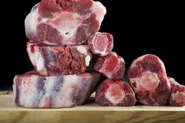Ox-tail meat
