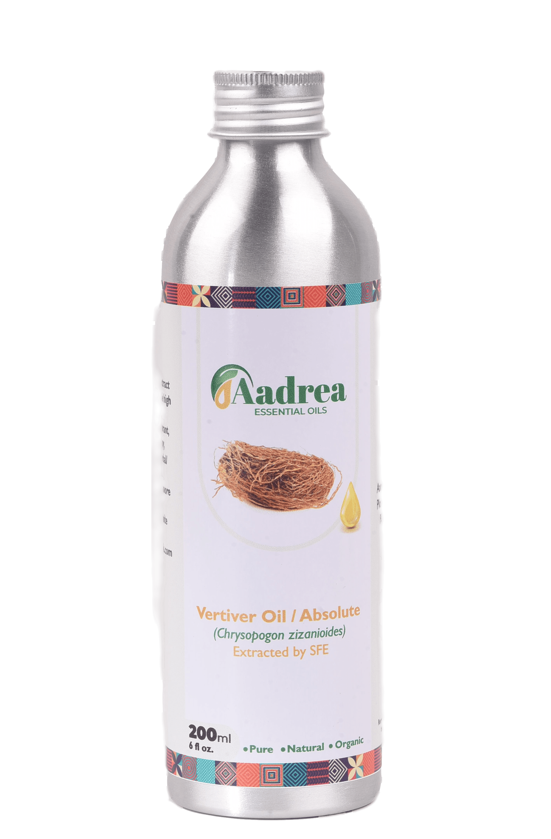 Vetiver root extract oil