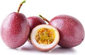 Fresh passion fruits