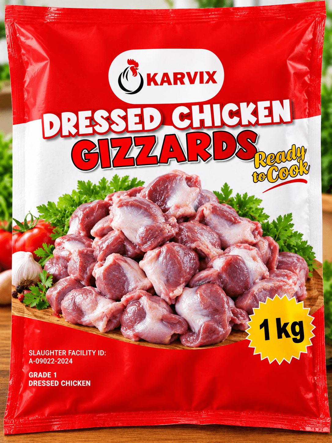 Dressed Chicken Gizzards