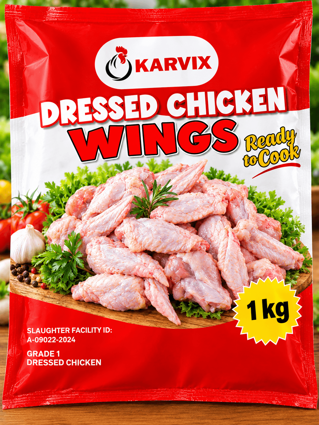 Dressed Chicken Wings